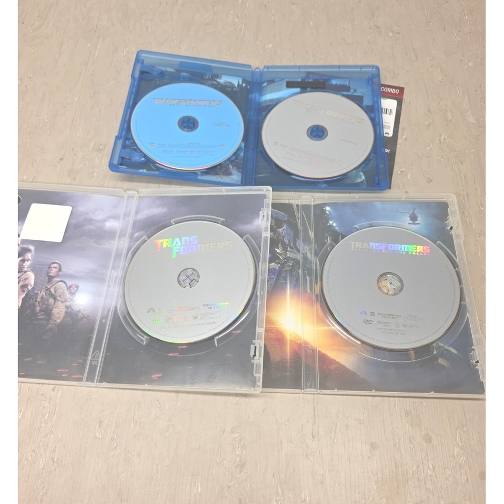 Transformers Original 3 Movie Lot - Michael Bay DVD & Blu Ray Combo‎ 2007 - 2011 - Picture 3 of 3